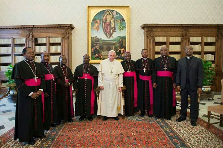 Malawi Bishops with Pope Francis