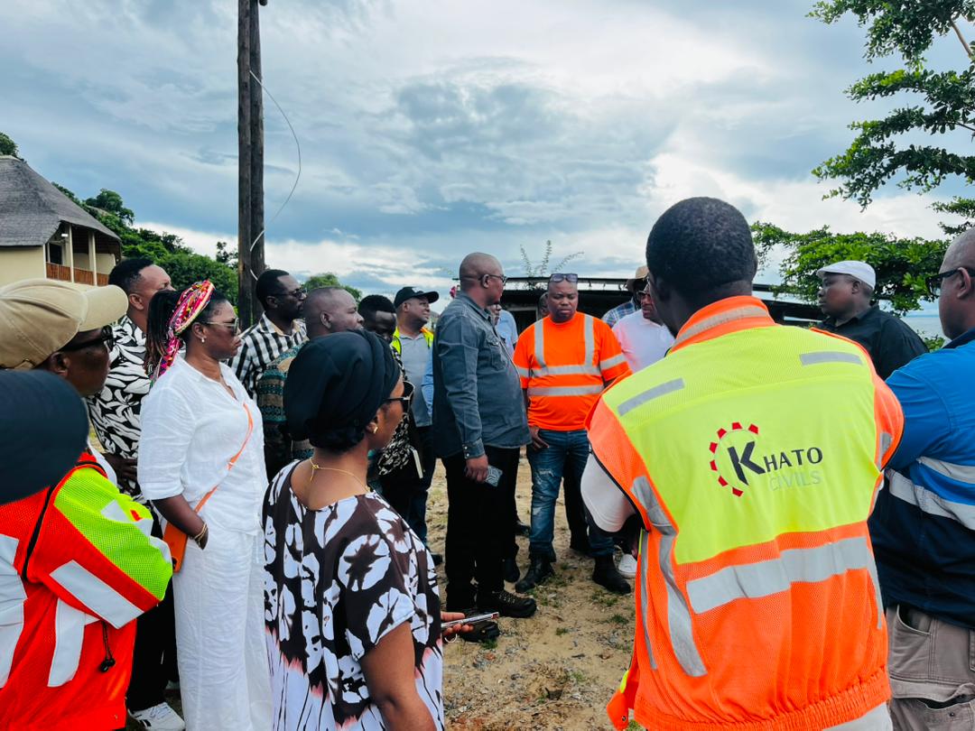 Parliamentary Committee on Natural Resources led by Chairperson Tiaone Hendry touring the Salima Lilongwe water project
