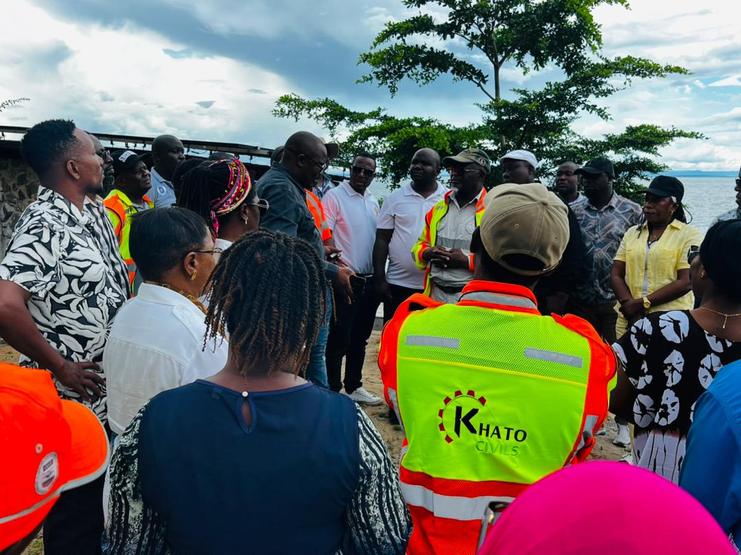 Parliamentary Committee on Natural Resources led by Chairperson Tiaone Hendry touring the Salima Lilongwe water project